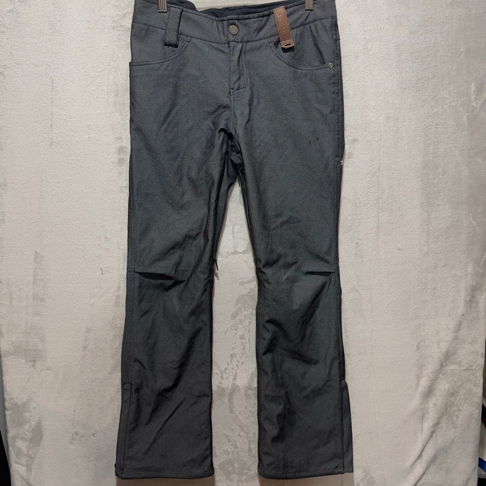 Holden Skinny Fit Ski Snowboard Pants Mens Medium Grey Waterproof Breathable